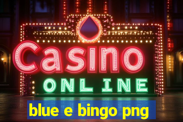 blue e bingo png